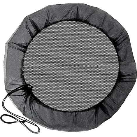 1 Housse pour tonneau de pluie,Filet en polyester,Cordon de serrage,Protection feuilles et moustiques,Jardin (1/5)