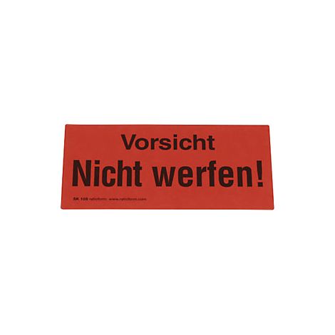 ratioform  Etichette segnaletiche  stampa Vorsicht nicht