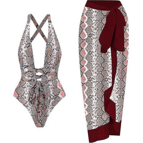 Vintage-Badeanzug 2023, klassischer Stil, ideal für Thermalquellen. Damen-Pareo [Versandkostenfrei] – XL – Y341