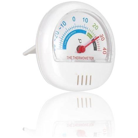 Mini réfrigérateur congélateur thermomètre grand thermomètre à cadran mécanique(blanc) (1/5)