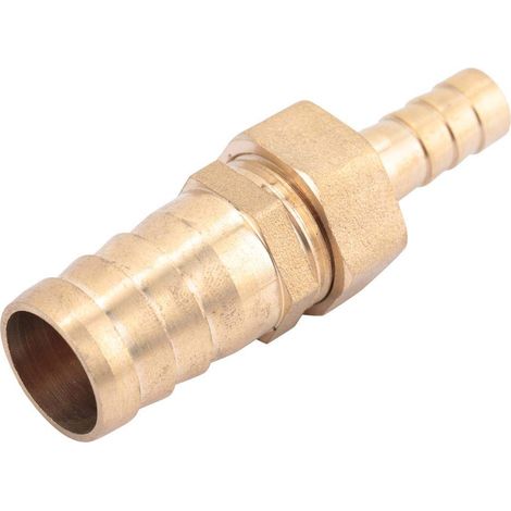 Reduzierstück aus Messing – mit Widerhaken – 10 mm auf 16 mm – Schlauchanschluss