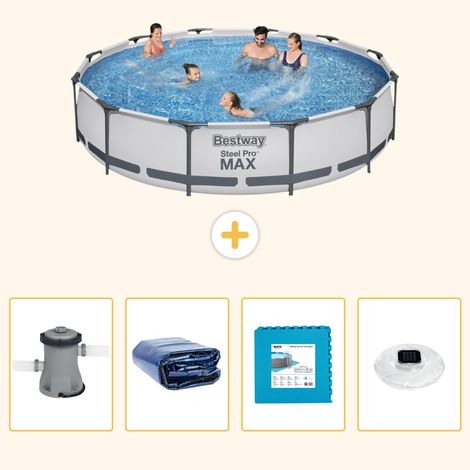 Bestway Bestway Steel Pro MAX Ronde - 366x76 cm - 5-pièces S326 (1/5)