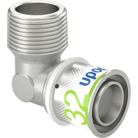 Raccordo Angolare a Pressione Filettato S-Press Plus 32 mm di Uponor