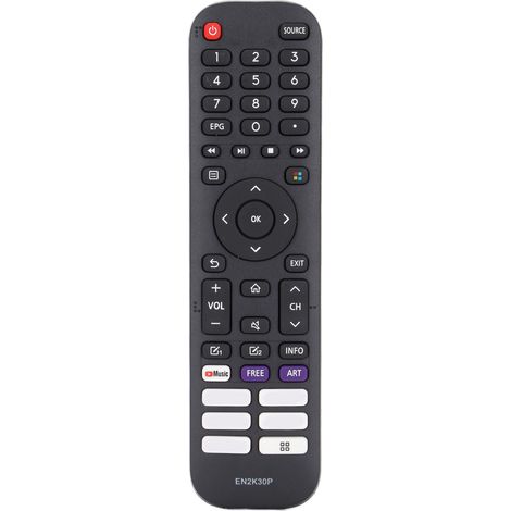 Télécommande universelle pour téléviseurs Hisense 43H77G, 43V6G, 43A60G - EN2K30P (1/5)