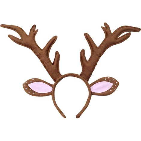 Serre-tête de Noël en forme de bois de renne pour adulte et adolescent, carnaval, fête, bal de fin d'année, cosplay (1/5)