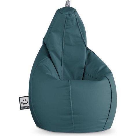 Pouf Poire Similicuir Indoor Glacier Happers XXL Glacier