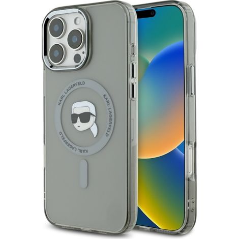 Karl Lagerfeld MagSafe iPhone 16 Pro Hülle Schwarz (1/5)