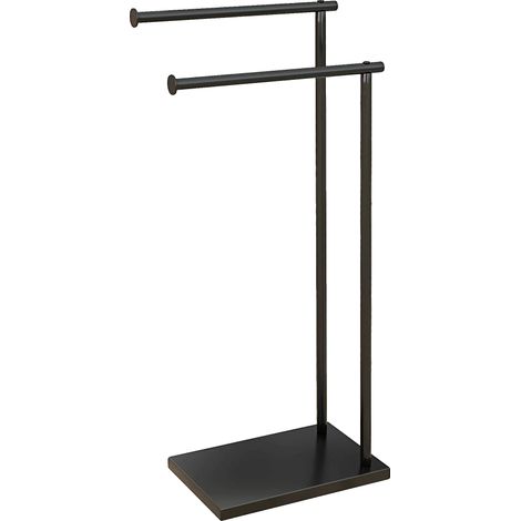 Toallero metálico, 35,5 x 20 x 78 cm, gran capacidad, base antideslizante, fácil montaje. (1/5)