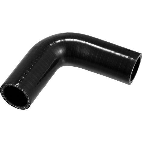 Raccord Coudé 90° Silicone Noir 1 Pièce Pour Voiture (1/5)