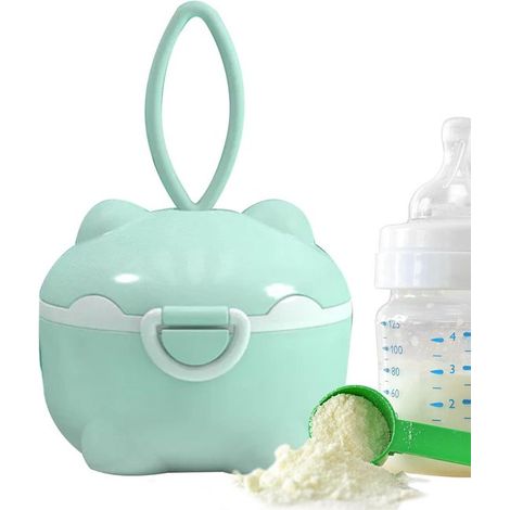 Recipiente de viaje para fórmula en polvo, Contenedor para almacenar fórmula, dispensador de fórmula en polvo portátil (1/5)