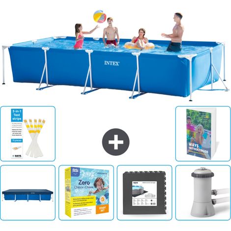 Intex Piscina con struttura Rettangolare - 450x220x84 cm - 7-pezzi  S85 (1/5)