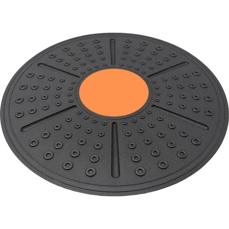 Planche d'équilibre ronde avec surface de massage antidérapante, pour modelage du corps, fitness, rotation de la taille et usage quotidien (1/5)