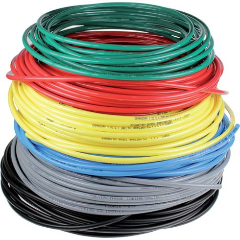 Tuyau à air Legris, 4mm x 2.5mm x 100m Bleu en Polyuréthane ( Prix pour 1 )