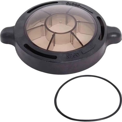 Poolpumpenabdeckung kompatibel mit Hayward Superii Deluxe Einbaupoolpumpe inklusive Ersatz-O-Ring für die Abdeckung (1/4)