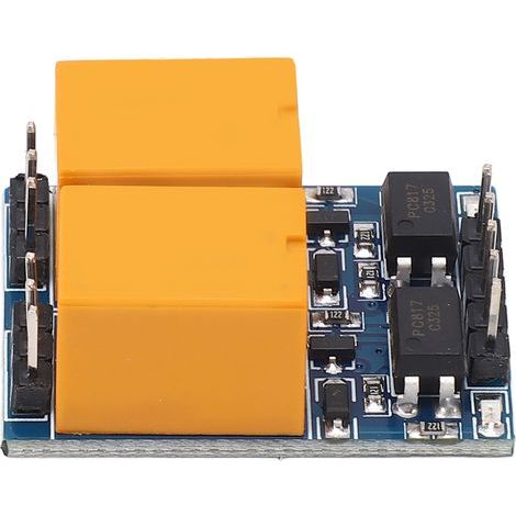 Petit module de relais HK DC3.3-5V, indicateur lumineux, Micro carte anti-interférence avec optocoupleur à 2 canaux (1/5)