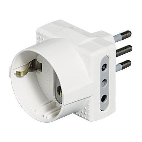 bticino S3610D adattatore per presa di corrente Bianco (1/2)