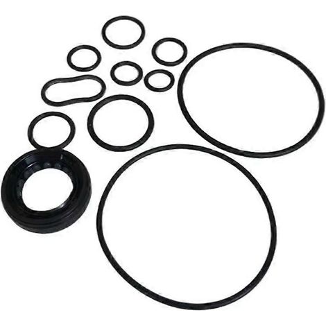 Un kit de réparation de pompe de direction assistée compatible avec Accord TL, comprenant un joint d'étanchéité et un joint d'huile, avec les numéros de pièces 91349-RAA-A01 et 06538-RAA-A01. (1/5)