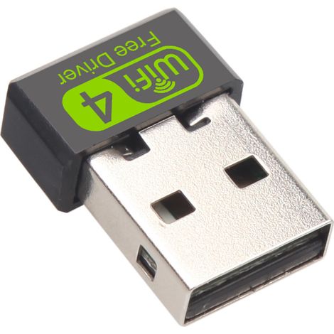 Carte réseau sans fil mini USB 2,4 GHz 150 Mbps sans pilote, récepteur et émetteur Wi-Fi (1/4)