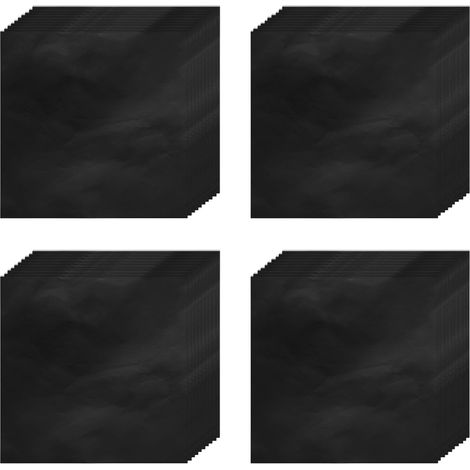 100Pcs Feuilles d'Aluminium pour Bonbons 4x4" Noir (1/5)