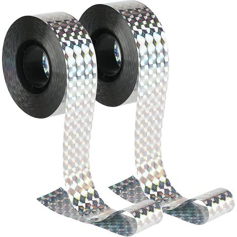 repulsif Pigeon Ruban, 2.4cm X100m X2 Rouleaux, Anti Oiseaux Pigeons Pour Balcon,effaroucheur Oiseaux Extrieur (1/5)