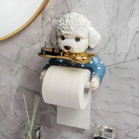 Portepapier toilette en rsine en forme de (1/5)