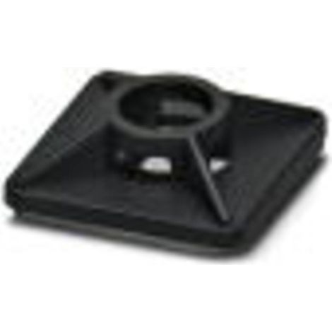 Phoenix Contact WT-BASE LS HF 6 BK Support de câble autocollant 3240709 4 voies noir 100 pc(s) (1/2)