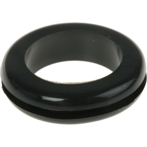 Passe-câble RS PRO en PVC, Ø câble max. 15.5mm, panneau 1.7mm max, Ø découpe 20mm ( Prix pour Sachet de 100 )