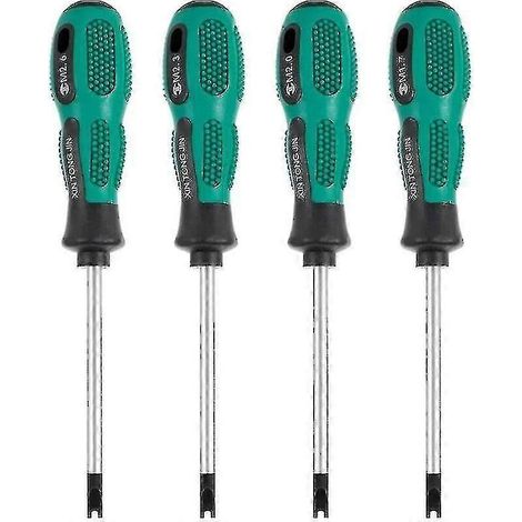 4-teiliges Schraubendreher-Bit-Set, U-förmiger Schraubendreher, magnetischer Schlitzschraubendreher, Multifunktionswerkzeug aus Chrom-Vinyl-Stahl (CrV), Handwerkzeug (1/5)