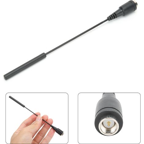 Antenne Double Bande UHF/VHF Portable X1P pour Randonnée et Camping (400-470 MHz) avec Connecteur SMA-M (1/5)