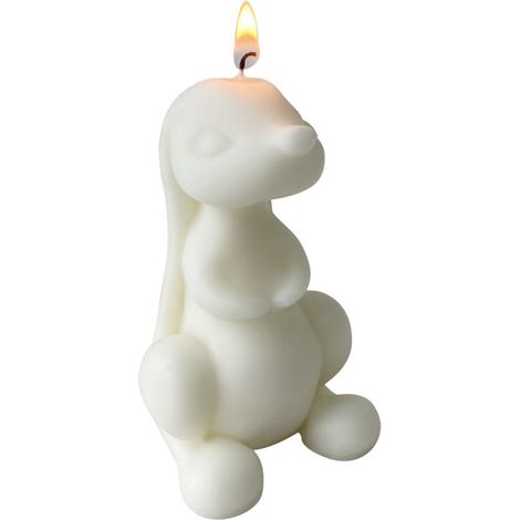 Silikon-Hasenform für selbstgemachte Kerzen und Seifen, handgemachtes Geschenk (1/5)