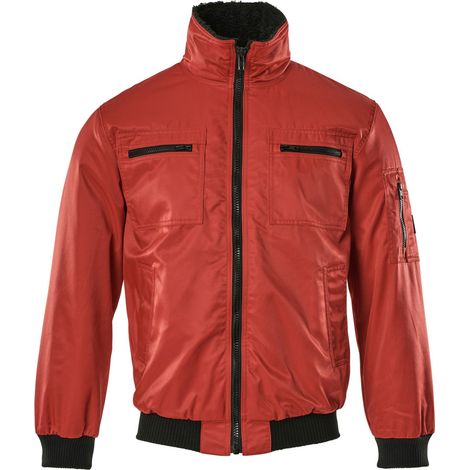 Mascot Pilotenjacke Alaska mit Kunstplezfutter Rot 4XL
