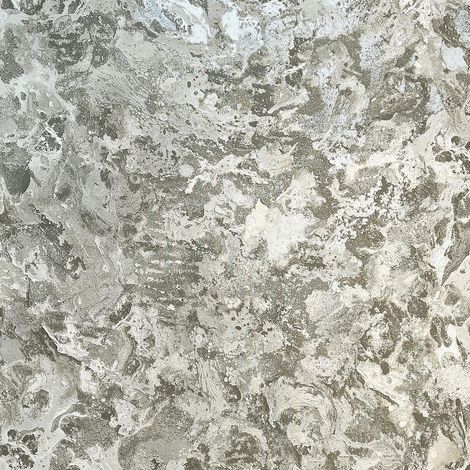 Rasch Vasari Ariana Marble Grey Wallpaper Textured Luxury Vinyl Feature Wall (1/4)