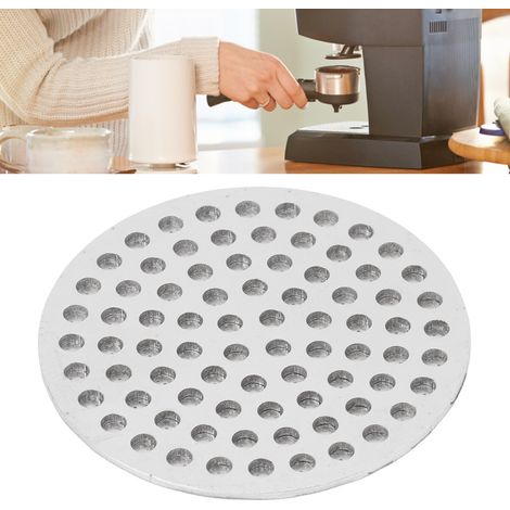 Professionelles 51-mm-Kaffeebrühsieb – Doppelter 100-µm-Filter für wiederverwendbaren Edelstahl-Siebträger – Gleichmäßige Wasserverteilung für optimale Extraktion (1/5)