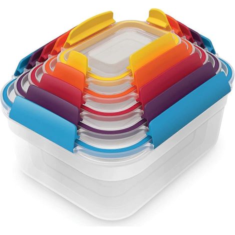 Food Storage Container Set, 5-Piece, Leak-Proof Lid (1/5)