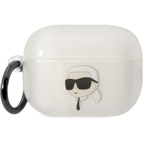 Custodia per AirPods Pro 2 (trasparente) con stampa Karl Lagerfeld NFT Ikonik Karl Head (1/4)