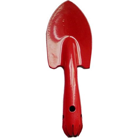 10 robuste, langlebige, rostbeständige Gartenschaufeln aus rotem Metall (1/3)