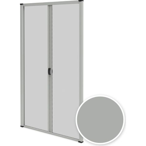 Zanzariera per Porta Vetrata Alluminio Grigio 7038 - 240 x 230 cm