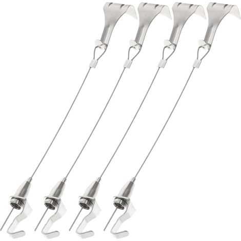 de suspension réglable pour tableaux lot de 4 avec câble en (1/5)