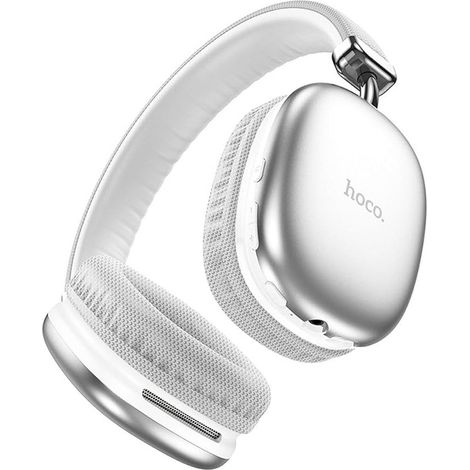 HOCO Cuffie Wireless W35 Max Bluetooth 5.3 Over-Ear Con Scheda TF E AUX 90H Argento