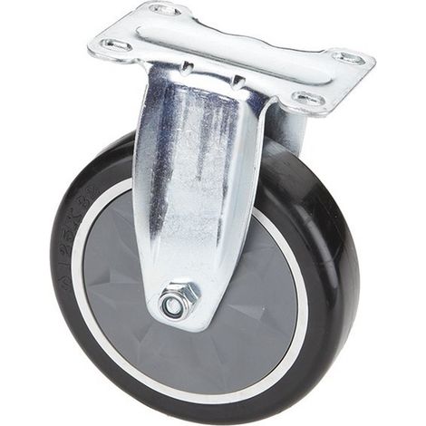 ROUE FIXE POUR CHARIOTS 5x1,25"