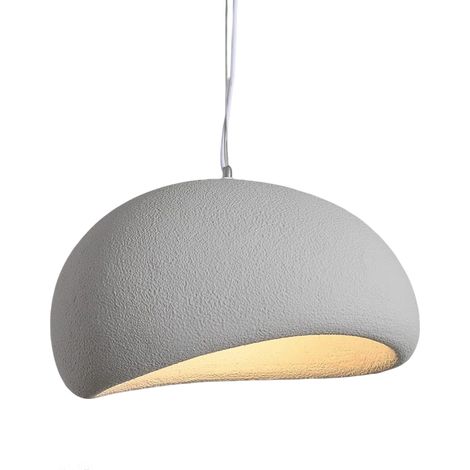 60CM Lustre Personnalisé Créatif D'Intérieur Plafonnier Rétro E27 Suspension Lustre Moderne Gris (1/5)