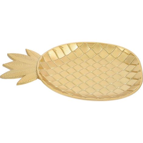 Assiette de présentation de desserts en forme d'ananas, 35 x 22 x 2,5 cm, convient à un usage domestique et professionnel, 1 pièce par paquet. (1/5)