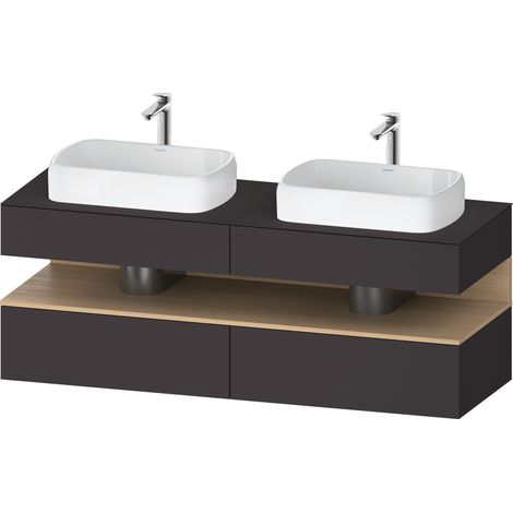 Duravit Collection One Meuble sous-vasque sur console, 2 tiroirs, (1/2)