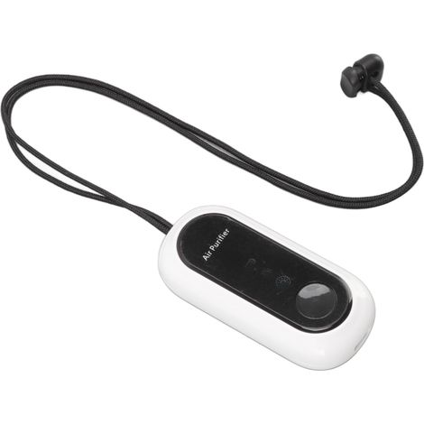 Purificateur d'air portable mini, rechargeable par USB et à ions négatifs réglables, idéal pour le bureau, la voiture et les voyages. Parfait pour le bureau, la voiture ou les voyages. (1/5)