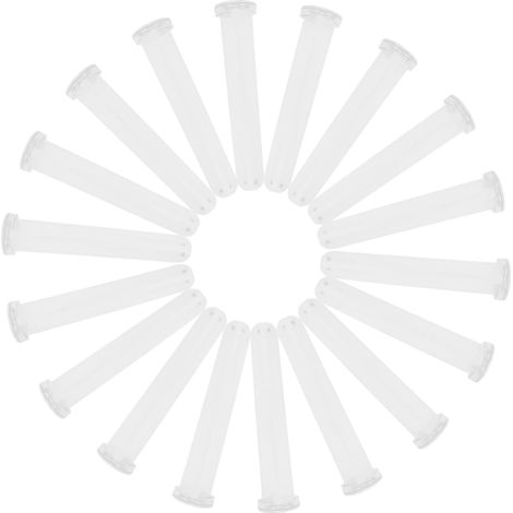 Tubes à Eau pour Fleurs Transparentes 100 Pièces en Plastique Réutilisables (1/5)