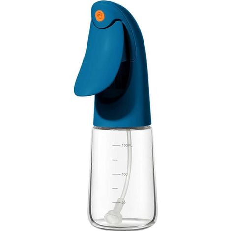 Olivenöl-Sprühflasche – Ölzerstäuber mit breitem Sprühstrahl zum Kochen, blau (1/5)