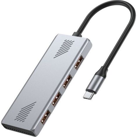 HUB USB3.2 Gen2 tipo C 4xUSB-A (1/3)
