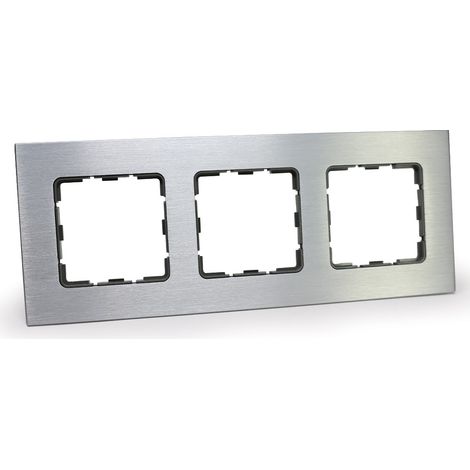 Marco protector triple de aluminio brushed para pared serie Atmoss Dynamic S30