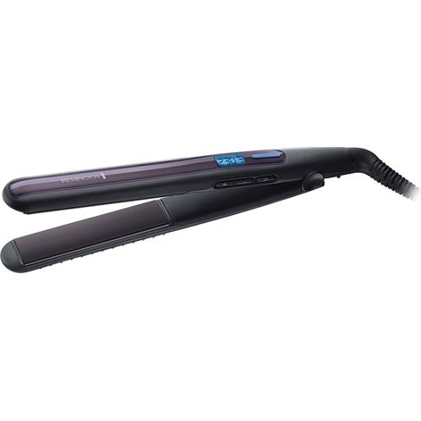Lisseur boucleur - REMINGTON - S6505 PRO-SLEEK & CURL - 230°C - Chauffe rapide - Turbo - Pochette - Noir (1/3)