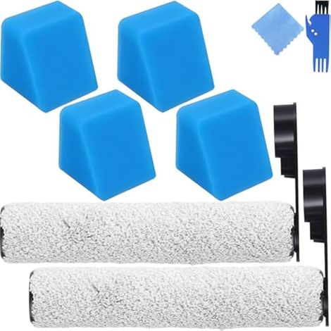 Brosses Principale Filtre Kit d'accessoires pour JONR ED12 pour Eureka NEW430 Aspirateur Eau et poussière 2 Brosse rotatives 4 filtres Poils en Microfibre Pièces de Rechange (1/5)